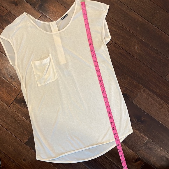 CLUB MONACO Sheer Shirt With Zipper Back - Picture 5 of 5